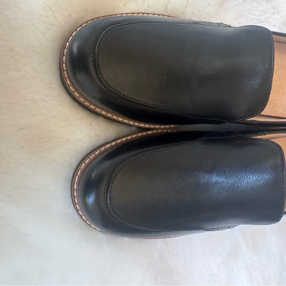 Naturalizer Black Leather Cabernet Loafers Size 10 - Picture 6 of 8